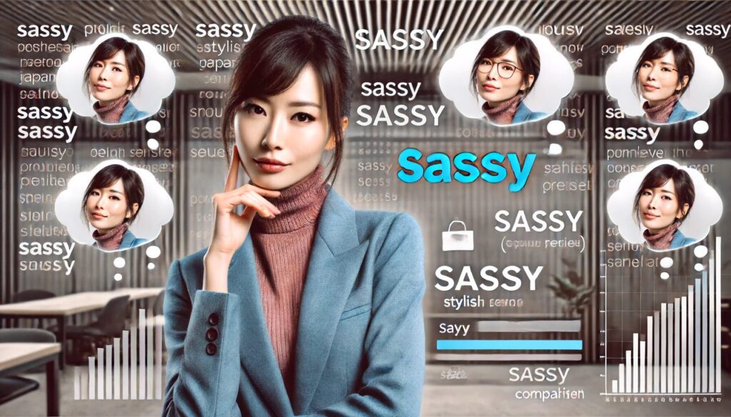 他の褒め言葉とsassyの使い分け