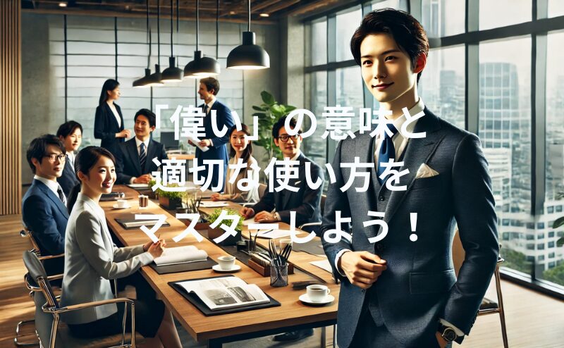 「偉い」とは?褒め言葉としての使い方と注意点